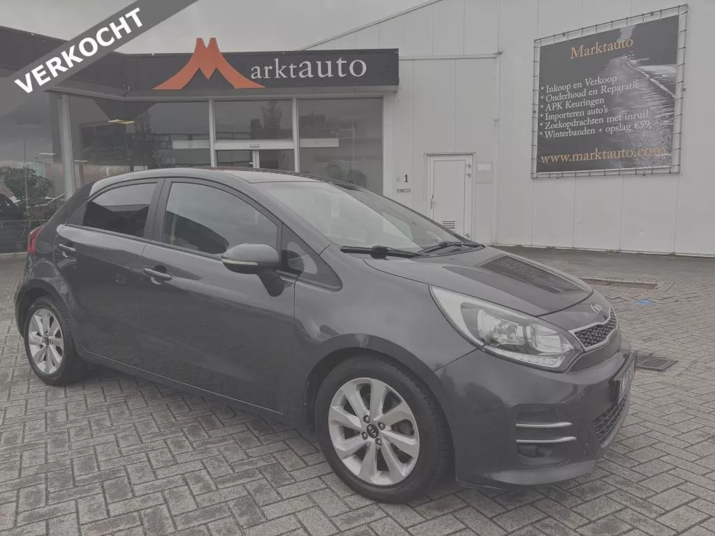 Kia Rio 1.2 CVVT Comfort Plus Navi Camera Climate Cruise PDC VERKOCHT Kia Rio 1.2 CVVT Comfort Plus Navi Camera Climate Cruise PDC VERKOCHT