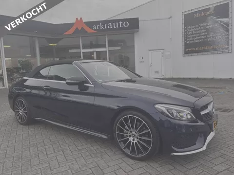 Mercedes-Benz C-Klasse Cabrio 200 Premium Plus Amg Airscarf Burmester Camera Stoelverwarming VERKOCHT