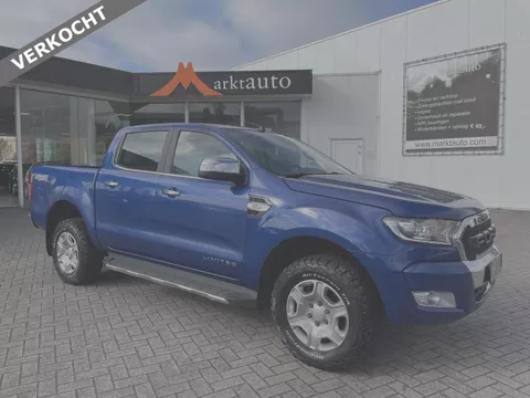 Ford Ranger 3.2 TDCi 4X4 Limited Double Cab Carplay Leder Cruise Trekhaak!! VERKOCHT