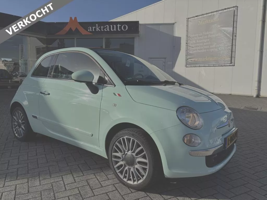 Fiat 500C 1.2 Lounge Cabrio Climate Bluetooth VERKOCHT